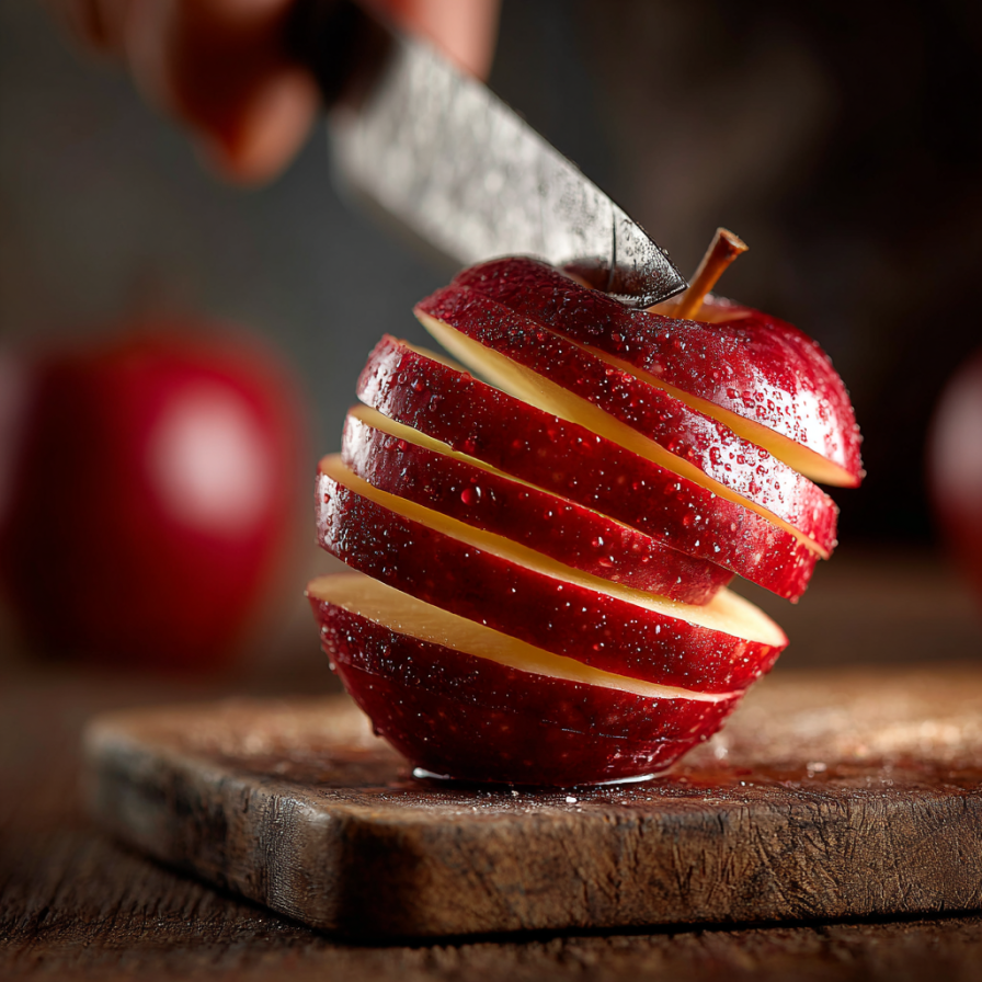 Cómo cortar manzana para tarta: cuatro técnicas según el resultado