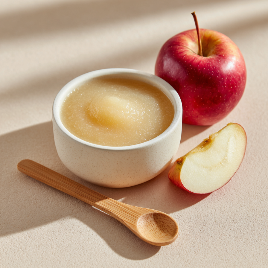 Papilla de manzana para bebé: cuándo, cómo y precauciones