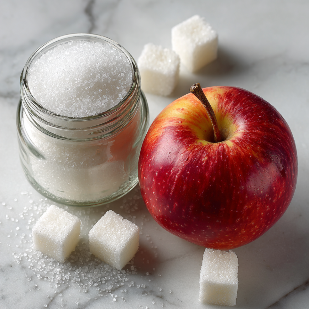 Azúcar de la manzana: cuánto tiene y por qué no es como el azúcar añadido